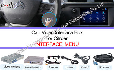 1.2GHZ HD In Dash Car Navigation Systems For Citroen Support TMC