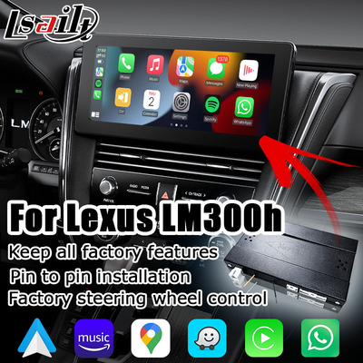 Wireless Android auto carplay for Lexus LM300h LM350 LM screen projection