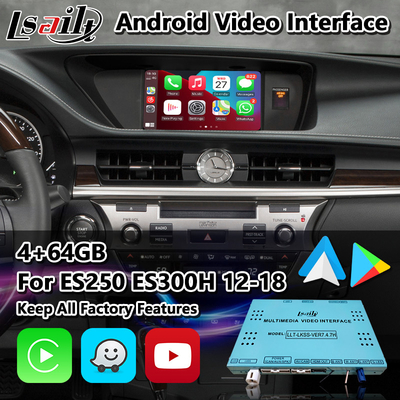 Lsailt Android Video Interface for Lexus ES200 ES250 ES 300h ES350 With Wireless Carplay