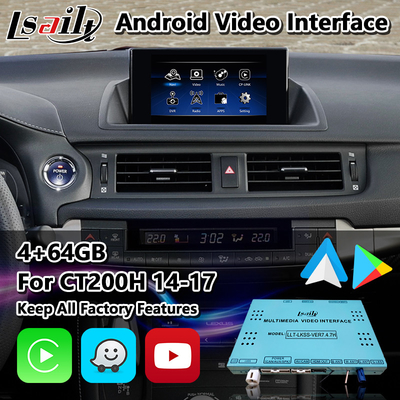 Lsailt Android Video Interface for Lexus CT200h CT F Sport Mouse Control 2014-2017
