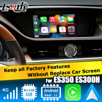 Lexus ES300h ES350 ES250 ES200 Android video interface 8+128GB Qualcomm base support carplay android auto