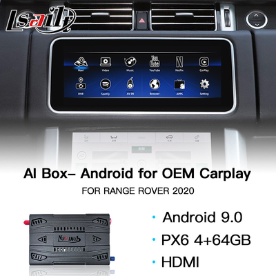 PX6 64GB Carplay AI Box Car Multimedia Player Android For Range Rover