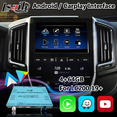 Lsailt Android Car Multimedia Carplay Interface For 2021 2022 Toyota Land Cruiser LC200