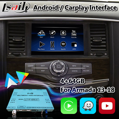 Lsailt Android Multimedia Interface for Nissan Patrol Y62 With Wireless Carplay