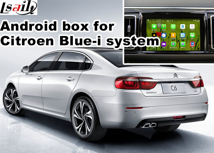 android 5 1 4 4 car navigation box for 2016 citroen c6 with youtube waze rear view with video interface etc