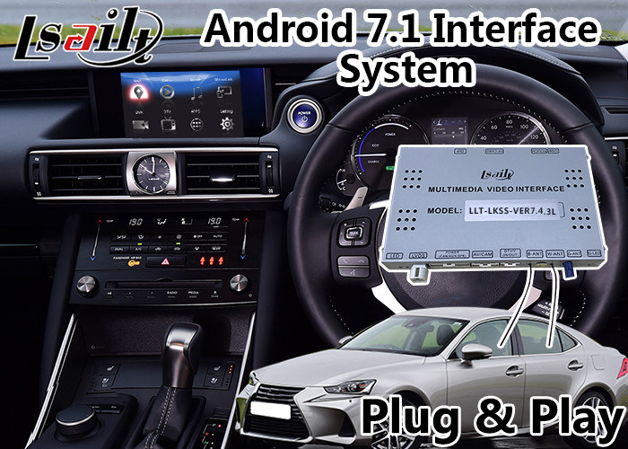 Lsailt Lexus Video Interface for IS 300h Knob Control 20162020 Model , Android 9.0 Car GPS