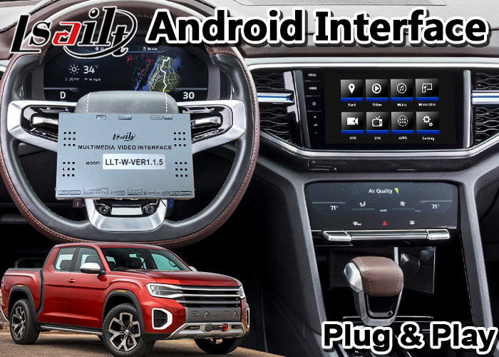 volkswagen golf android 9 0 car video interface for vw touran atlas mob mib