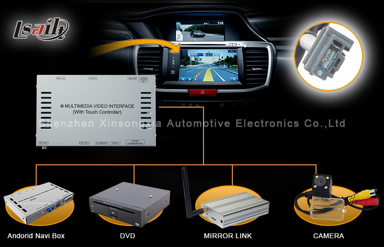 dvd mirror link honda video interface gps navi device with android windows system