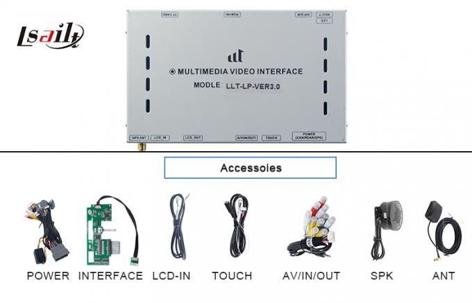 Left-Hand Drive Car Video Interface with Navigation System for Fit for OEM Car with LED Screen