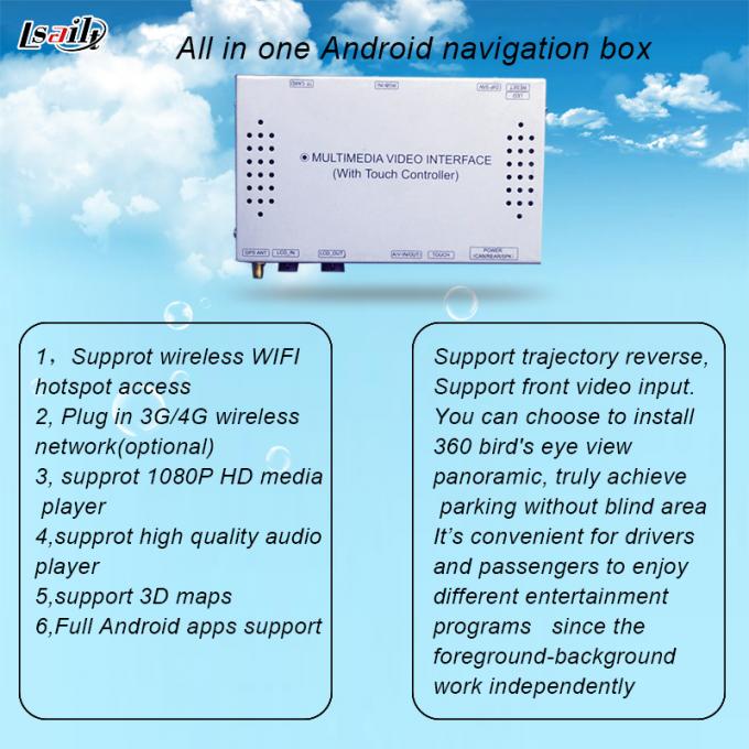 Quad core Android Navigation Box 6.0 Video Interface Box For GMC Sierra Etc