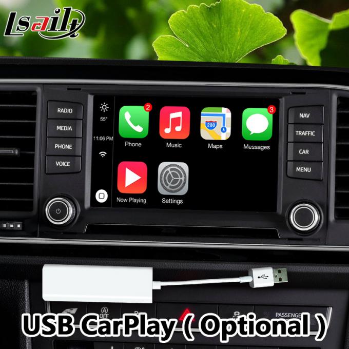 LVDS All-in-1 Android GPS Navigation Box for Volkswagen Leon Seat MQB MIB MIB2 with phone mirroring , apple carplay