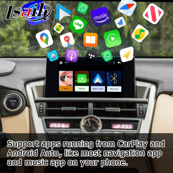 Lexus NX wireless carplay android auto screen mirroring projection ...