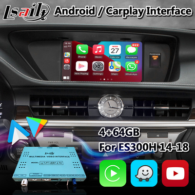 Lsailt Android Multimedia Video Interface For Lexus ES350 ES 300H With Wireless Apple Carplay