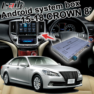Toyota Crown AWS210 android multimedia interface wireless carplay android auto solution with FM radio add