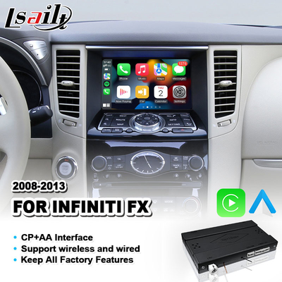 Lsailt Wireless Android Auto Carplay Interface for Infiniti FX FX30dS FX35 FX37 FX50 2008-2013 Year