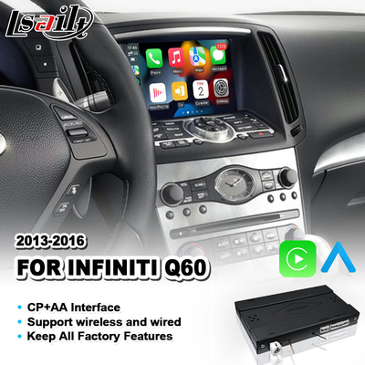 Lsailt CP AA OEM Integration Carplay Interface For Infiniti Q60 2013-2016