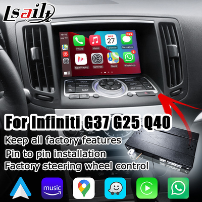 Wireless carplay android auto module for Infiniti G37 G25 Q40 Q60 370GT skyline 08IT