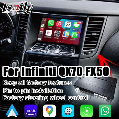 Wireless carplay android auto interface box for Infiniti FX35 FX37 FX50 QX70