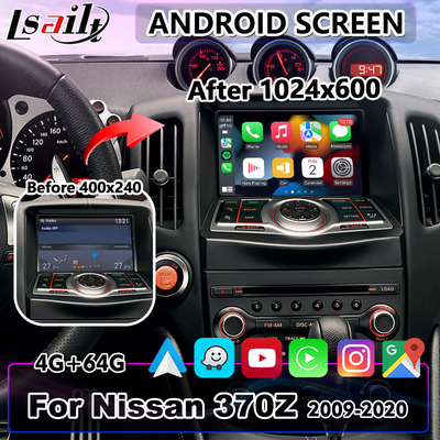 Lsailt 7 Inch Android Multimedia Video Interface Carplay Screen For Nissan 370Z