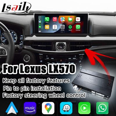 Lexus LX570 LX450d wireless carplay android auto multimedia interface screen mirroring Lsailt