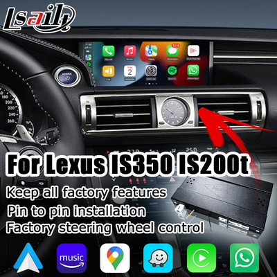 Lexus IS350 IS200t IS300 IS300h wireless caprlay android auto box screen mirroring