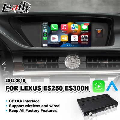 Wireless Android Auto Carplay Interface for Lexus ES 250 300H 350 200 Mouse Control 2012-2018