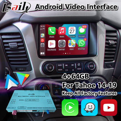 Lsailt Android Carplay Multimedia Video Interface for 2014-2019 Chevrolet GMC Tahoe