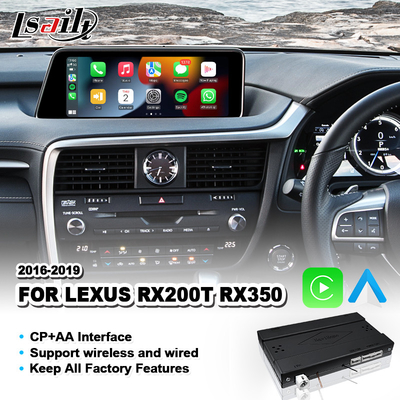 Wireless Android Auto Carplay Interface for Lexus RX350 RX200T RX 350 Mouse Control 2016-2019