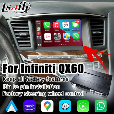 Infiniti QX60 OEM style wireless carplay android auto upgrade