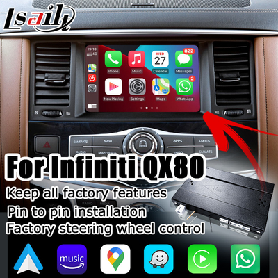 Infiniti QX80 OEM style Android auto wireless carplay upgrade solution compatible Australia
