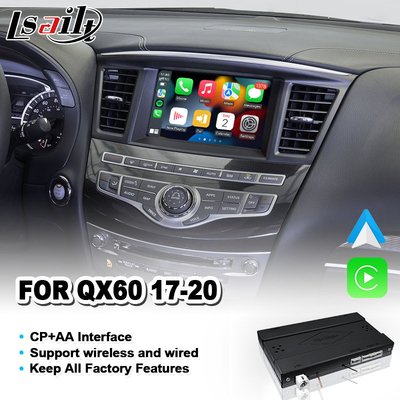 Lsailt OEM Integration Wireless Carplay / Android Auto Interface for Infiniti QX60 2017-2020