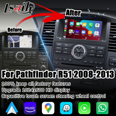 Nissan Pathfinder R51 IT06 HD screen wireless carplay android auto upgrade