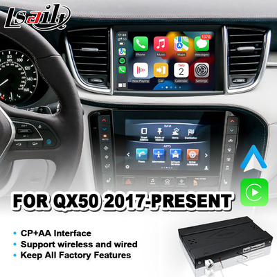 Lsailt Navihome Wireless Carplay Interface for 2017-2022 Infiniti QX50 With Android Auto