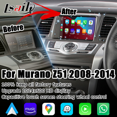 Nissan Murano Z51 Wireless Carplay Android Auto multimedia HD screen upgrade