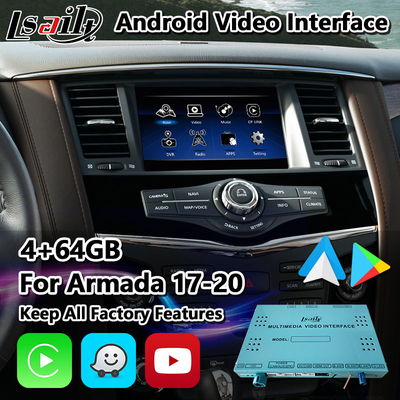 Lsailt Android Multimedia Video Interface for Nissan Patrol Y62 Armada 2017-2020 With Wireless Carplay