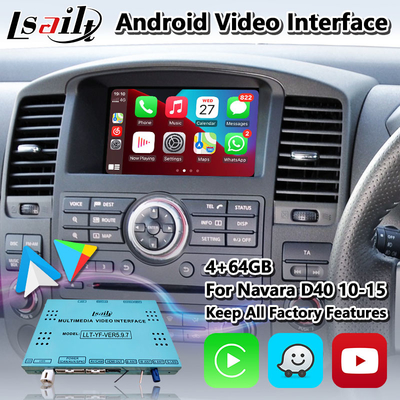 Nissan Navara D40 Android Multimedia Video Interface With Wireless Carplay By Lsailt