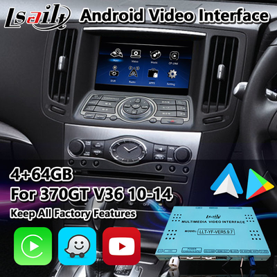 Lsailt Android Carplay Interface for Nissan Skyline 370GT V36 Type SP 2010-2014