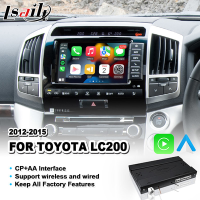 Toyota Wireless Carplay Android Auto Integration Interface for Land Cruiser LC200 2012-2015