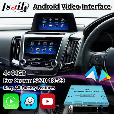 Lsailt Android Multimedia Video Interface for Toyota Crown S220 2018-2023 With Carplay