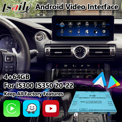 Lsailt Android Carplay Video Interface for Lexus IS IS300 IS350 IS300h IS500 2020-2023