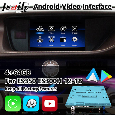 Lsailt Android Video Interface For Lexus ES 350 300h 250 200 XV60 Mouse Control 2012-2018