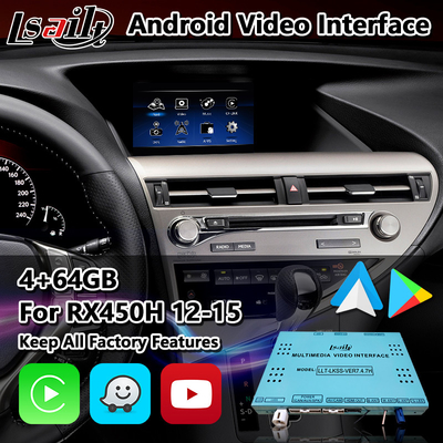 Lsailt Android Multimedia Video Interface for Lexus RX 450H 350 270 F Sport AL10 2012-2015