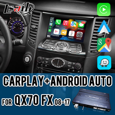 Lsailt CarPlay Interface for Infiniti QX70 FX50 FX35 FX37 2011-2018 Android Auto Decoder, Pin to Pin Installation