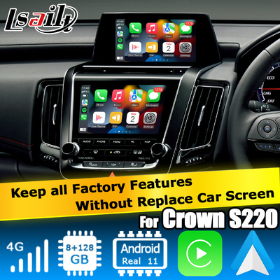 Toyota Crown S220 Android multimedia wireless carplay android auto powered by Qualcomm 8+128GB