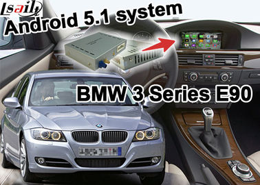 BMW E90 3 series CIC system Vehicle DVD Players , Mirror link Android 5.1 Navigation Box