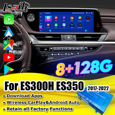 Lsailt Android CarPlay Interface for Lexus ES GS NX LX RX LS IS 2013-2021 With YouTube, NetFlix, Head Rest Screen