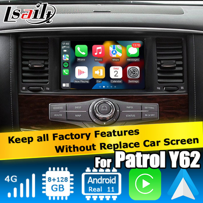 Nissan Patrol Y62 Armada Qualcomm base Car Navigation Box carplay GPS Navigation Device
