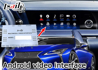 16GB EMMC Car Video Interface For Lexus 2017 , Car Multimedia Interface T3 CPU