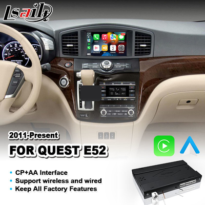 Android Auto CP AA Video Carplay Interface for 2011-2022 Nissan Quest E52