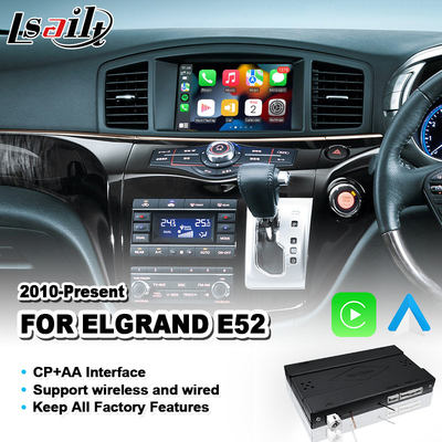 Android Auto Wireless Carplay Video Interface For Nissan Elgrand E52 2010-2022 IT08 08IT